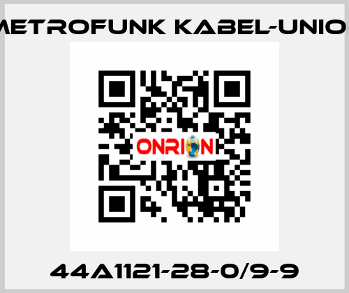 44A1121-28-0/9-9 METROFUNK KABEL-UNION