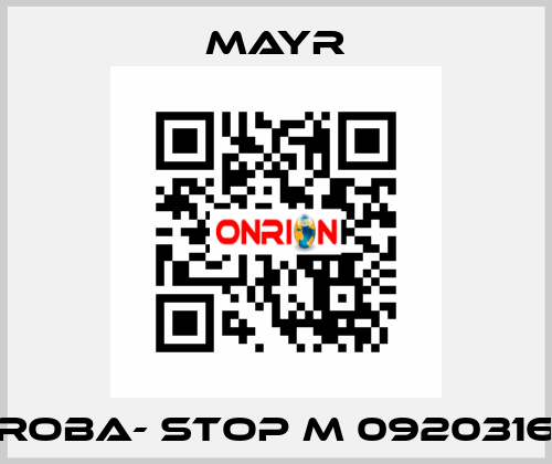 ROBA- stop M 0920316 Mayr