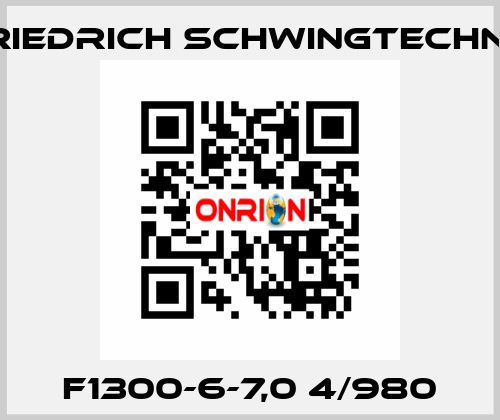 F1300-6-7,0 4/980 Friedrich Schwingtechnik