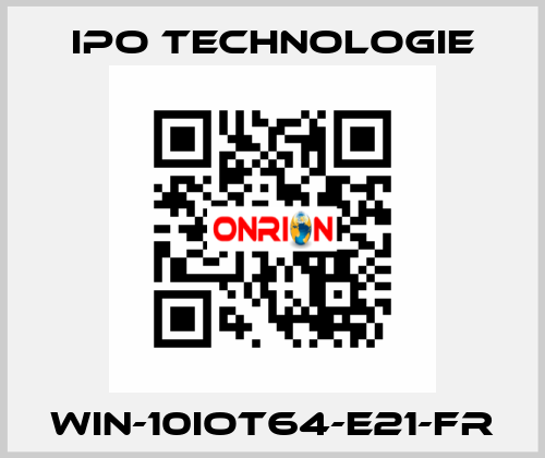 WIN-10IOT64-E21-FR IPO Technologie