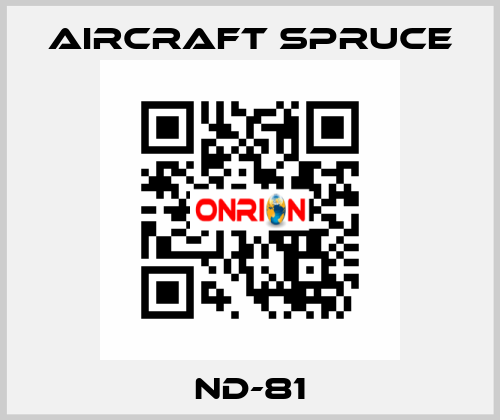 ND-81 Aircraft Spruce