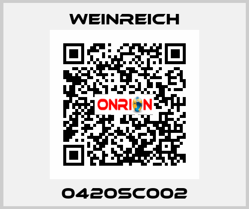 0420SC002 Weinreich