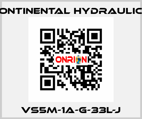 VS5M-1A-G-33L-J Continental Hydraulics