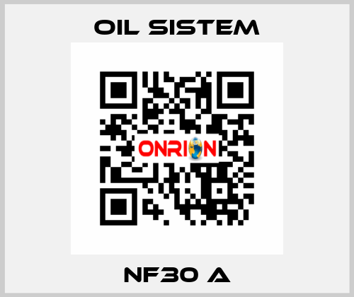 NF30 A Oil Sistem