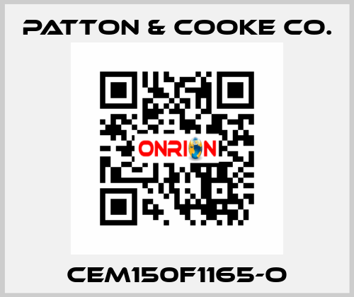 CEM150F1165-O Patton & Cooke Co.