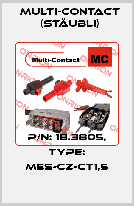 p/n: 18.3805, Type: MES-CZ-CT1,5 Multi-Contact (Stäubli)