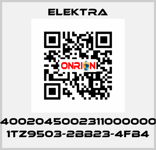 04002045002311000000 / 1TZ9503-2BB23-4FB4 ELEKTRA