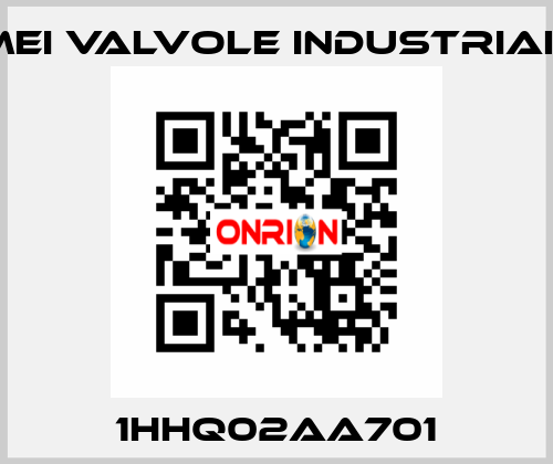 1HHQ02AA701 MEI VALVOLE INDUSTRIALI