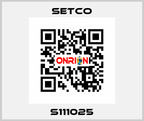 S111025 SETCO