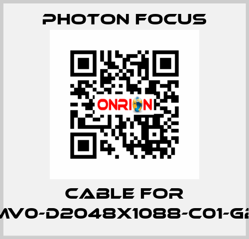 cable for MV0-D2048X1088-C01-G2 PHOTON FOCUS