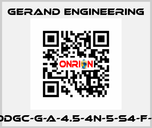 300DGC-G-A-4.5-4N-5-S4-F-B-0 Gerand Engineering