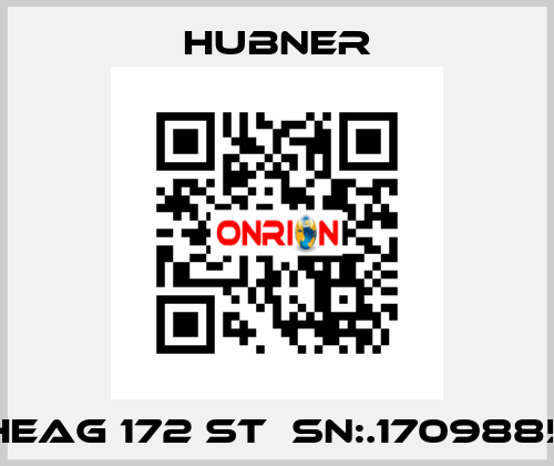 HEAG 172 st  SN:.1709885 HUBNER