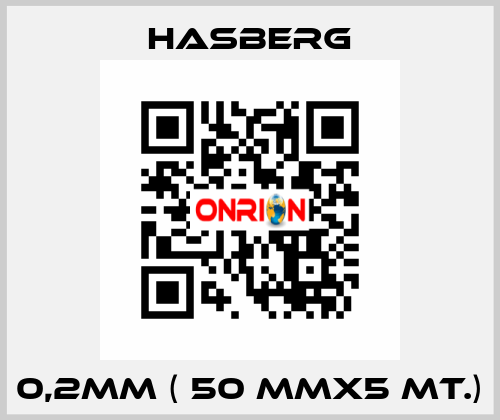 0,2MM ( 50 MMX5 MT.) Hasberg