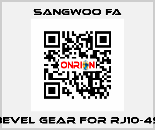 Bevel Gear for RJ10-4S Sangwoo FA