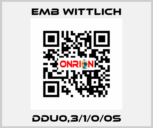 DDU0,3/1/0/0S EMB Wittlich