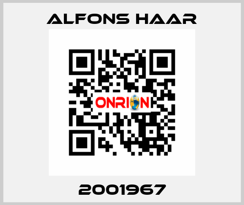 2001967 ALFONS HAAR