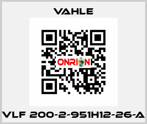 VLF 200-2-951H12-26-A Vahle