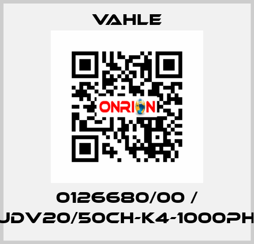 0126680/00 / DT-UDV20/50CH-K4-1000PH-DB Vahle