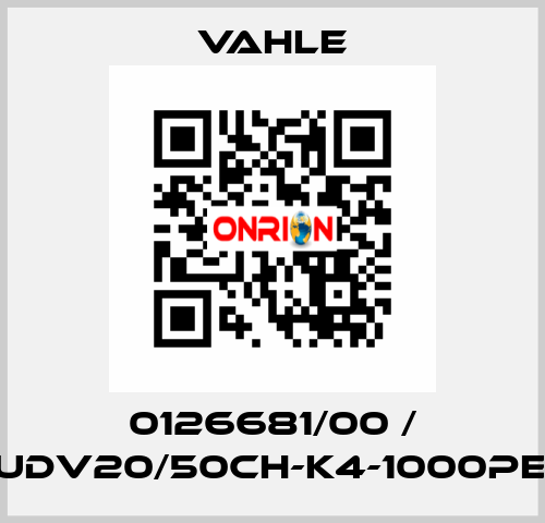 0126681/00 / DT-UDV20/50CH-K4-1000PE-CB Vahle