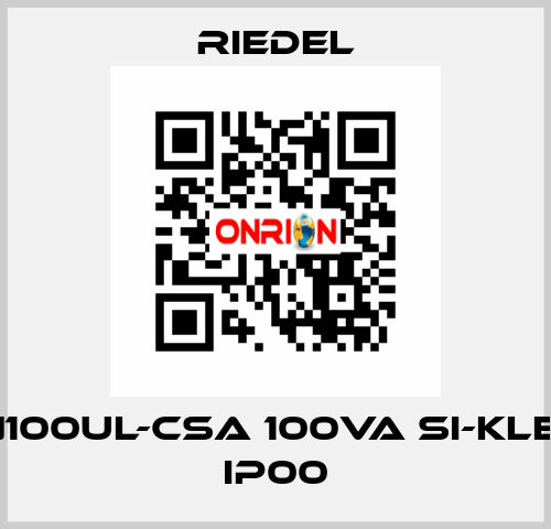 RSTN100UL-CSA 100VA Si-Klemme IP00 Riedel