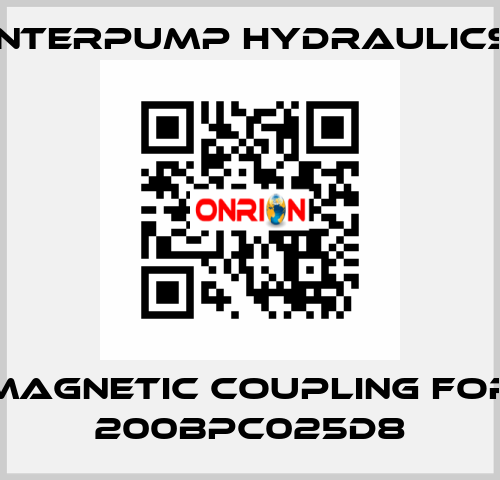 magnetic coupling for 200BPC025D8 Interpump hydraulics