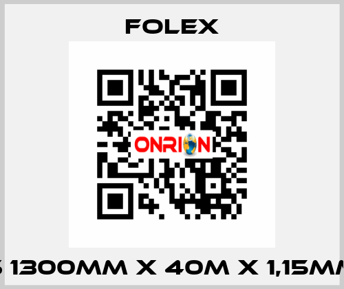 S 1300mm x 40m x 1,15mm Folex