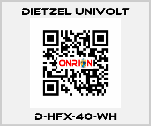 D-HFX-40-WH Dietzel Univolt