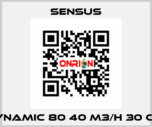 Wp-Dynamic 80 40 m3/h 30 c/PN 16 Sensus