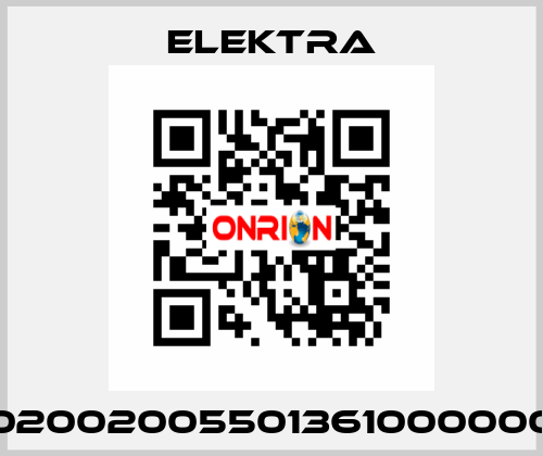 02002005501361000000 ELEKTRA