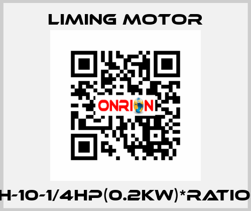 LK-SH-10-1/4HP(0.2KW)*RATIO 1/20 Liming Motor