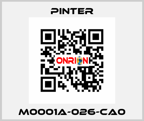 M0001A-026-CA0 Pinter