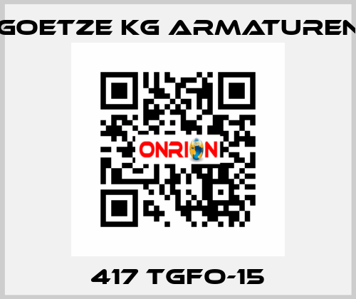 417 tGFO-15 Goetze KG Armaturen