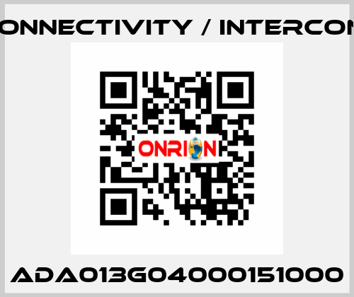 ADA013G04000151000 TE Connectivity / Intercontec