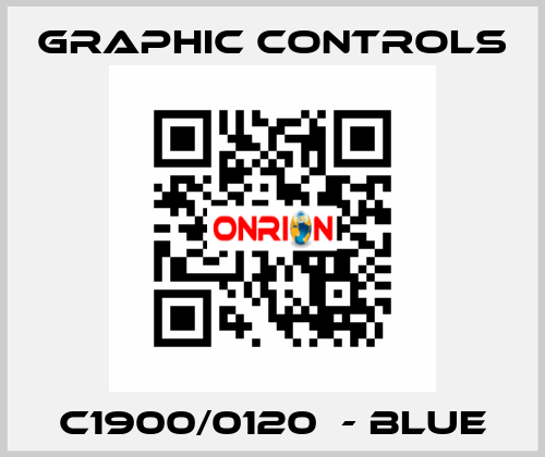 C1900/0120  - blue Graphic Controls