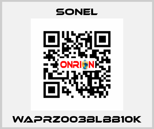 WAPRZ003BLBB10K Sonel