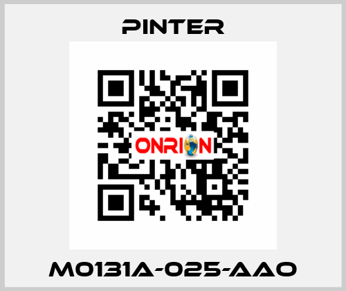 M0131A-025-AAO Pinter