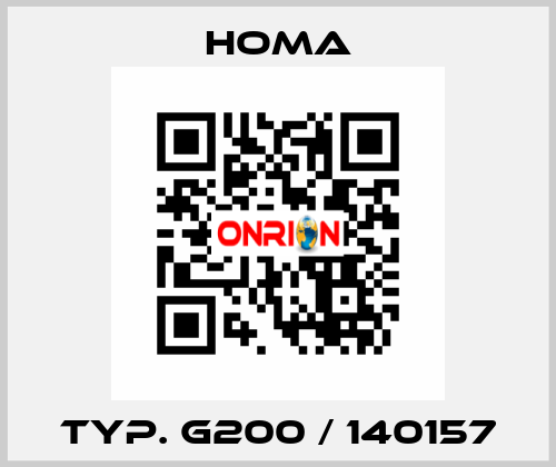 Typ. G200 / 140157 HOMA