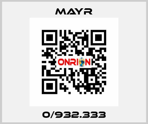 0/932.333 Mayr