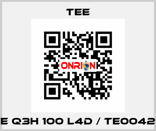 TE Q3H 100 L4D / TE00422 TEE