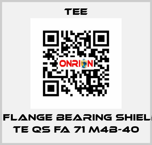 B5 B5 flange bearing shield for TE QS FA 71 M4B-40 TEE