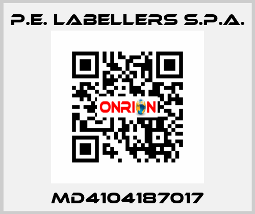 MD4104187017 P.E. Labellers S.p.a.