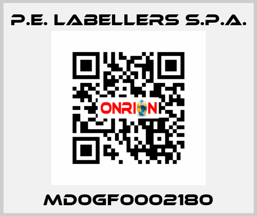 MD0GF0002180 P.E. Labellers S.p.a.