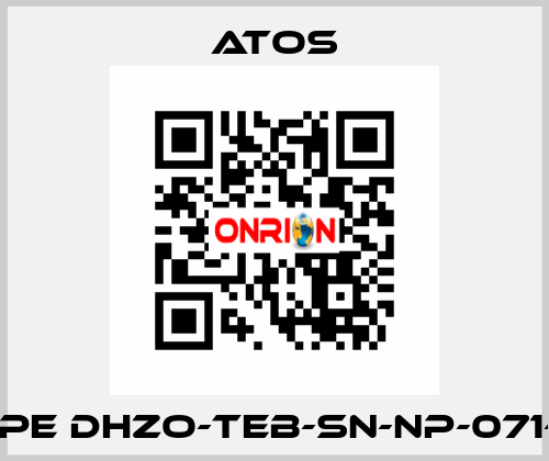 Type DHZO-TEB-SN-NP-071-L3 Atos