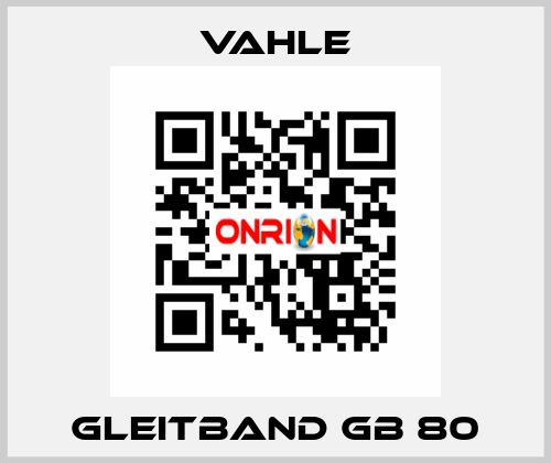 GLEITBAND GB 80 Vahle