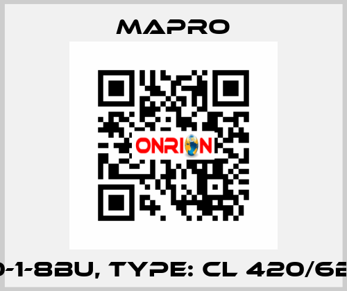 RB40-1-8BU, Type: CL 420/6BU HS Mapro