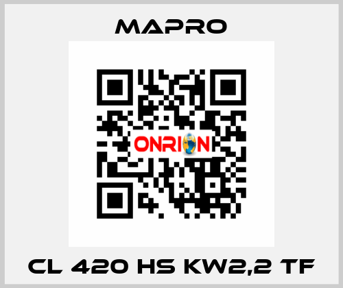 CL 420 HS kW2,2 TF Mapro