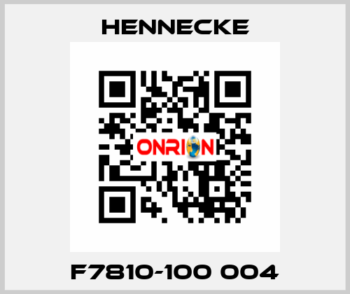 F7810-100 004 Hennecke