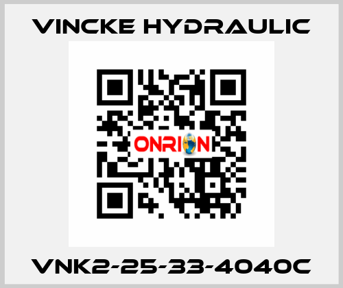 VNK2-25-33-4040C VINCKE HYDRAULIC