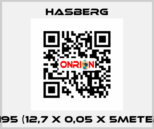 29195 (12,7 x 0,05 X 5meters) Hasberg