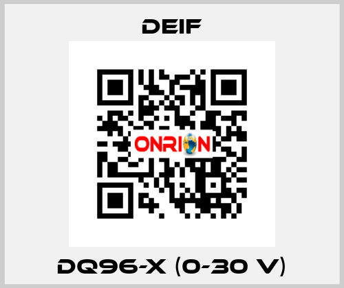 DQ96-x (0-30 V) Deif